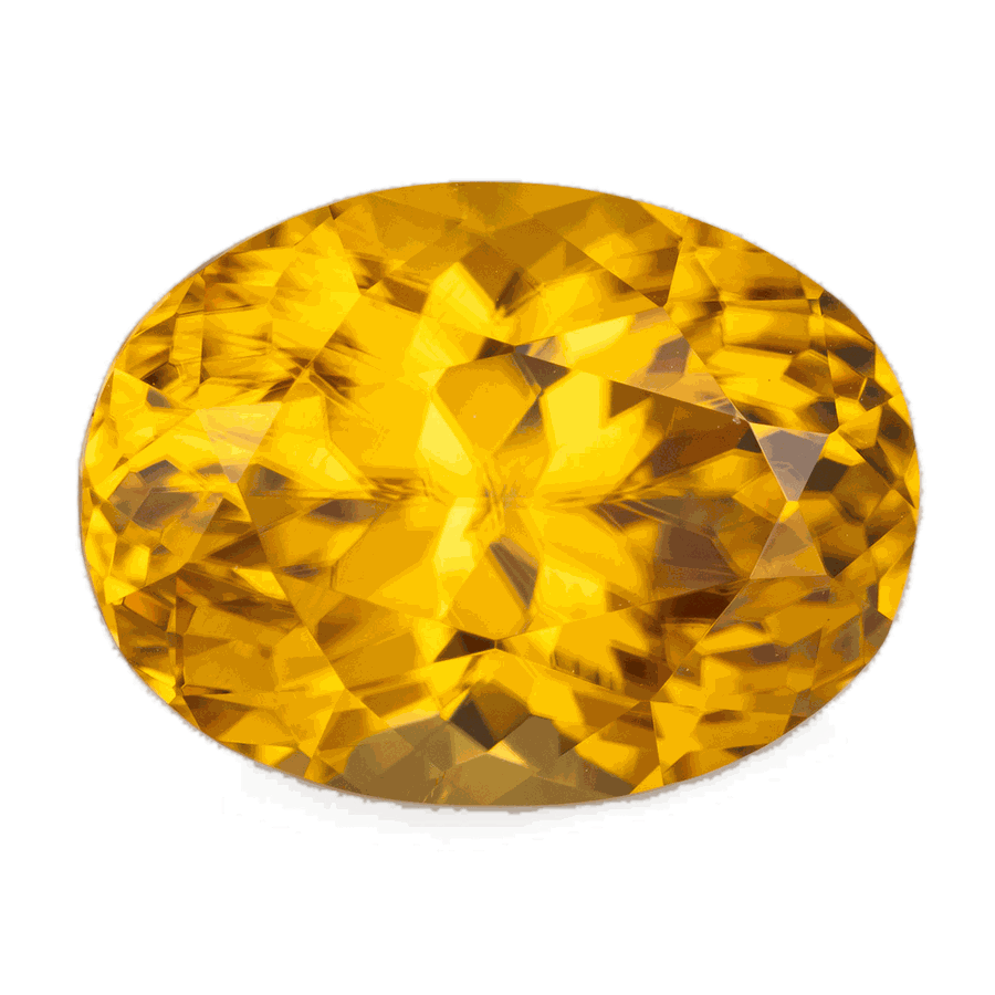 Золотистый овал, 4.55 ct