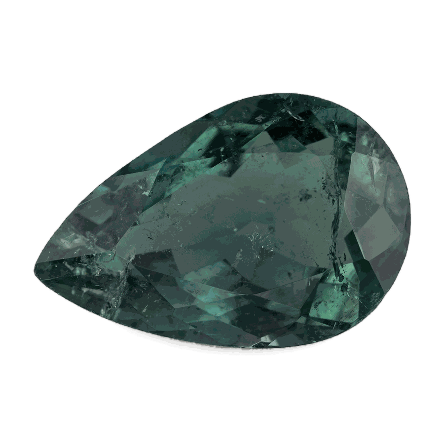 Зелёная груша, 5.36 ct
